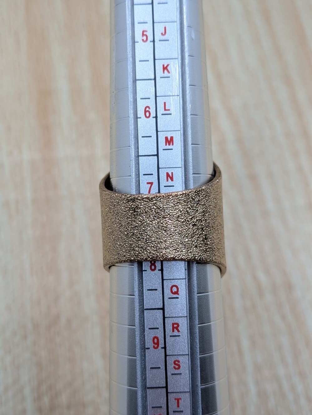 Textured Geometric Ring - Picture 4 of 4